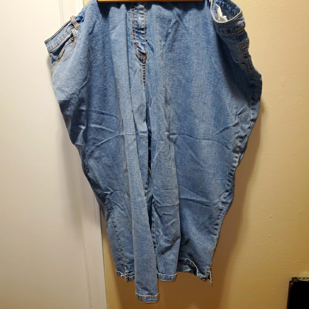 5 pocket jean capris